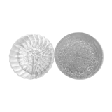 Set of 2 glass appetizers