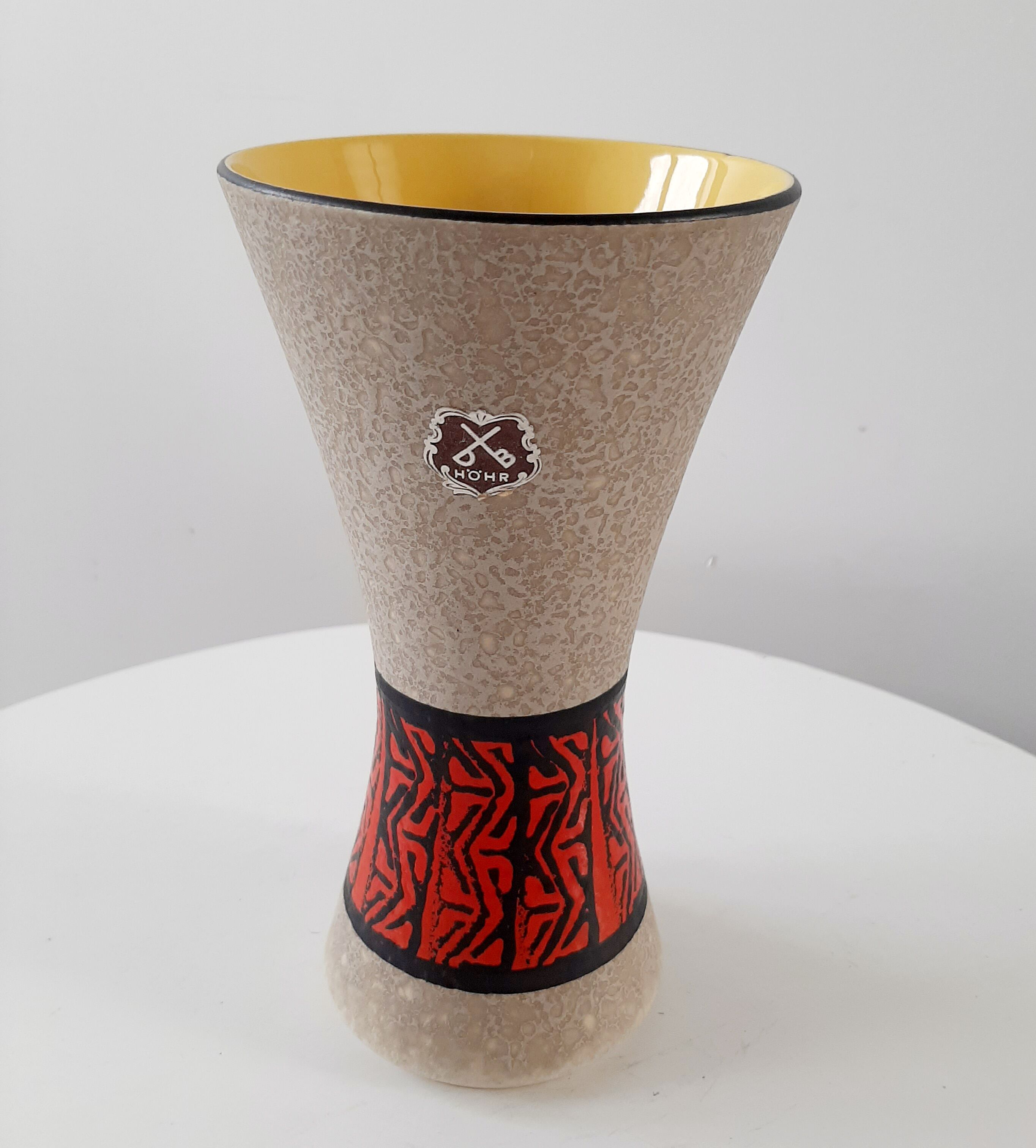 Vintage vase West germany 60s