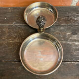 Vintage Double Silver-Plated Serving Dish Former Beggar