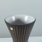 Vintage 1950s studio ceramic vase with sgraffito by Steuler.