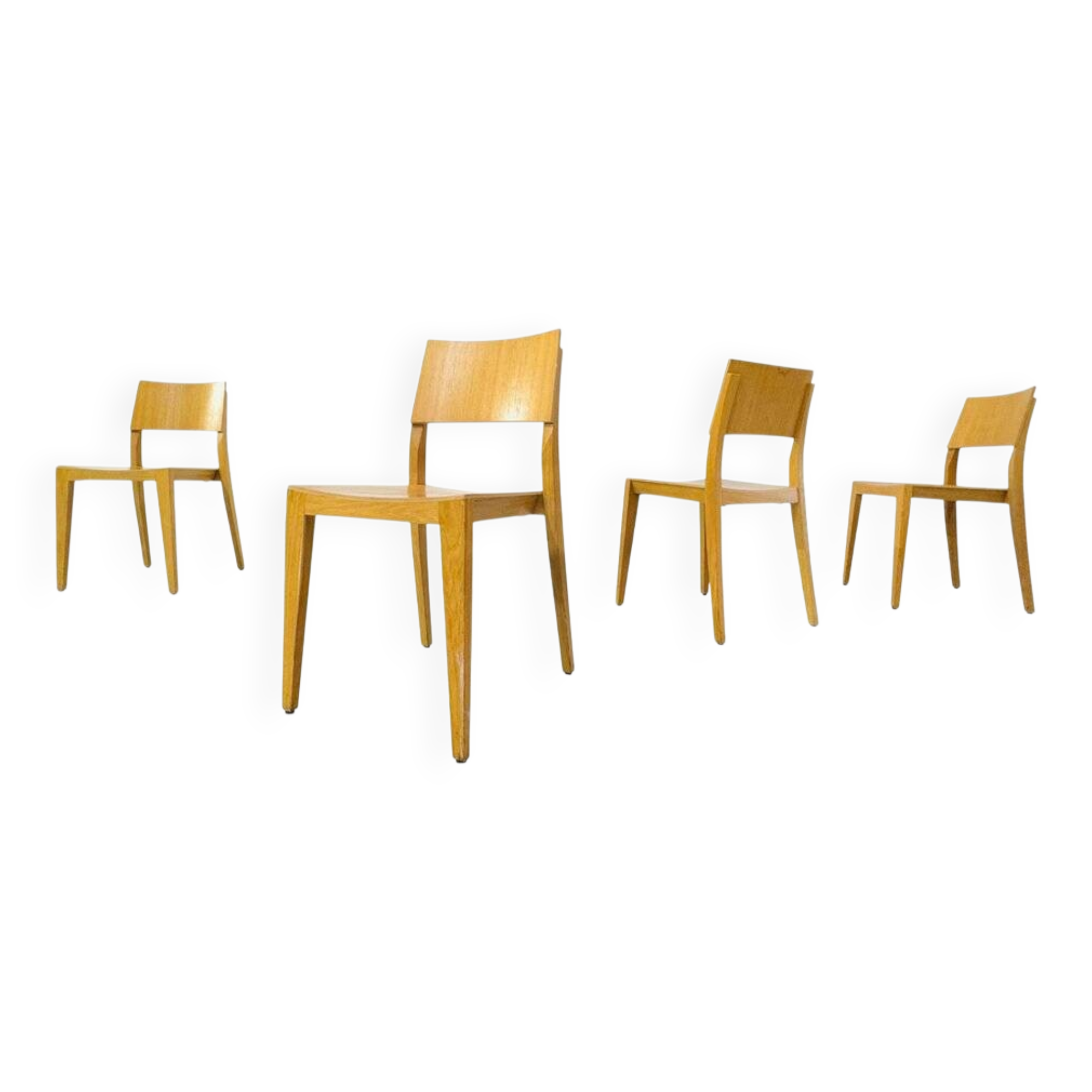Vintage Danish dining chairs, 1980s, set of 4