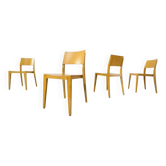 Vintage Danish dining chairs, 1980s, set of 4