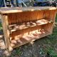 Bamboo bar and 2 vintage stools