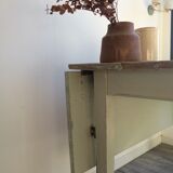 Farmhouse table with flap