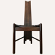 Steam bent Arts and Crafts oak organic shaped revival chair, 1960s - 1970s