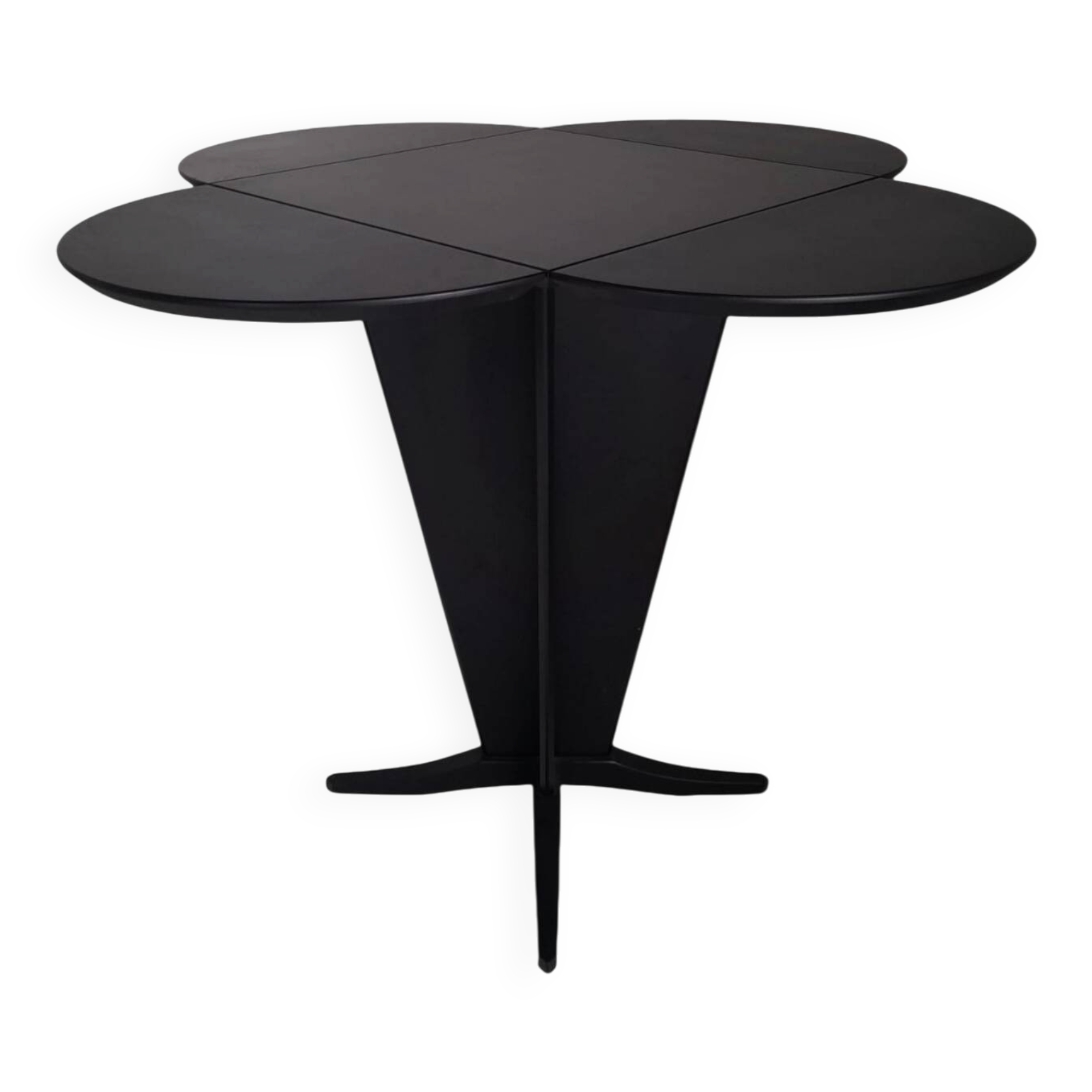 Swedish clover side table from the 1980s