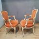 Paire de fauteuil "cabriolet " Louis XV