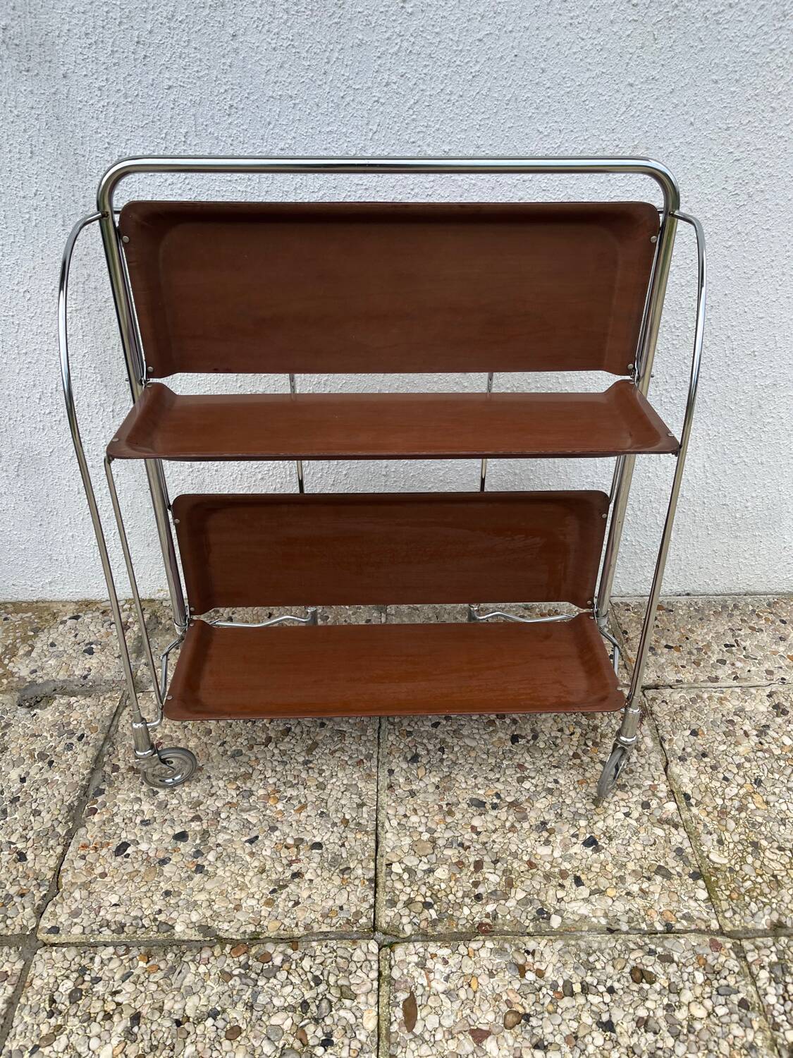 Vintage folding trolley