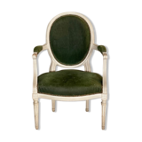 Louis XVI style convertible armchair