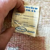 Signed, wool röllakan, sweden 1960s/1970s, vintage, mid-c modern