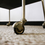 Vintage black and gold service