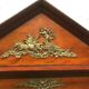Napoleon period bed in mahogany and veneer XIX century