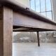 Oak farmhouse table 1950 212cm