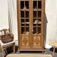 Oak display cabinet