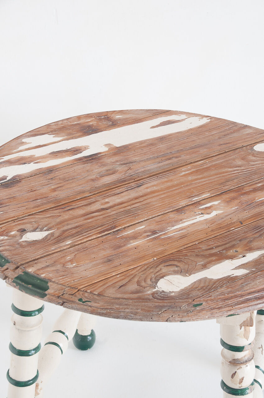 Set of vintage wooden and woven rope armchairs with a matching table. Spain, 1960s.