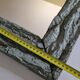 Old mirror, wooden bark frame with rustic patina, 65 cm by 50 cm