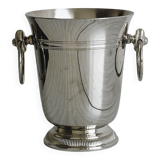 Small silver metal ice bucket