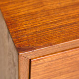 Restored teak dresser by kai kristiansen for feldballes møbler