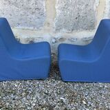 Pair of vintage children's armchairs from the 70s and 80s