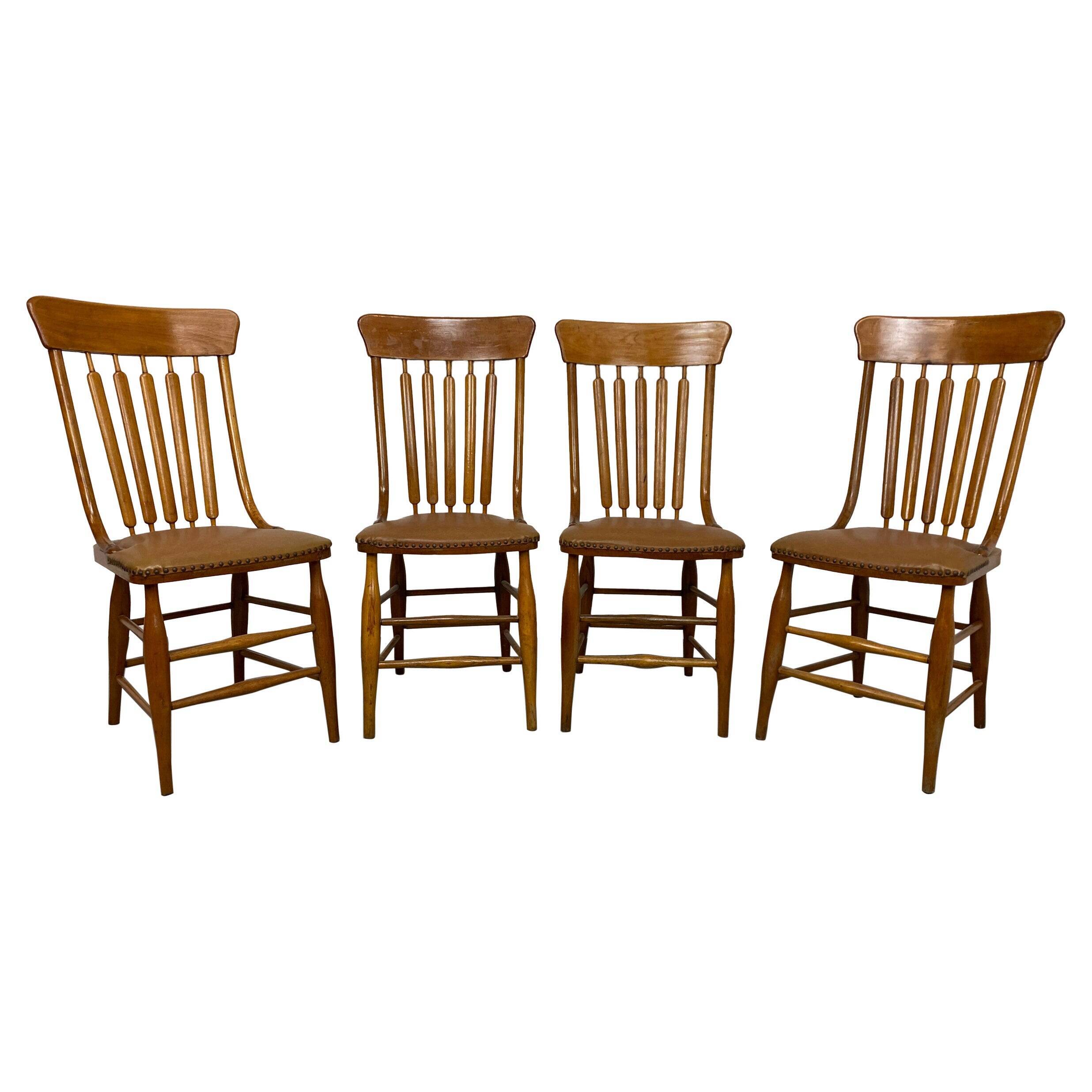 Chaises de salle à manger dans le style d'Adolf Loos