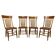 Dining chairs in the style of Adolf Loos
