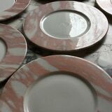 Set of 6 plates of presentation Pavilion Christofle