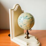 Pair of vintage globe bookends