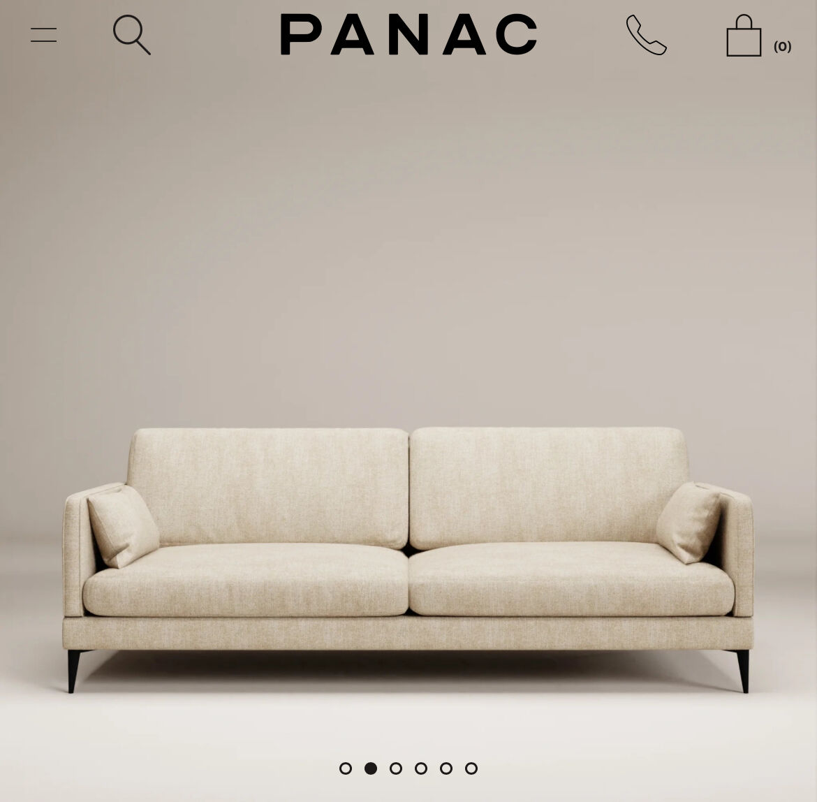 Classic Herran Canapé from Panac