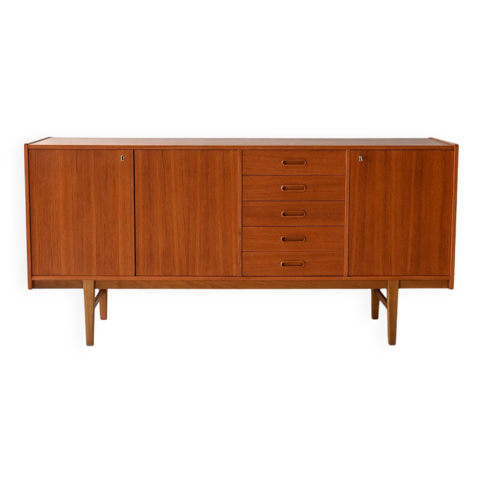 Buffet scandinave vintage en teck des années 1960