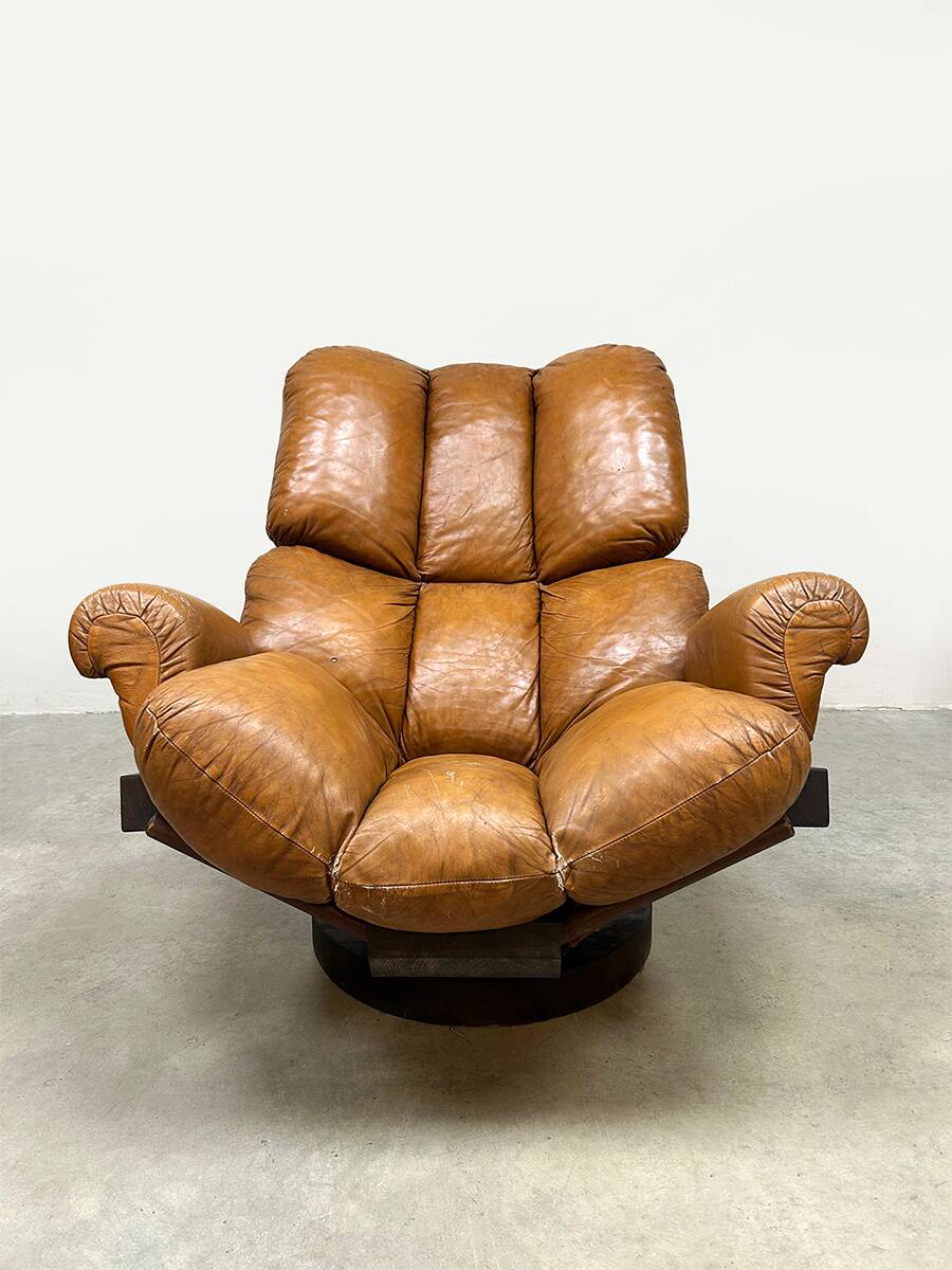 Vintage rare Koala lounge chair O.F. Blaha 1960s