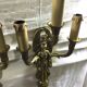 Pair of bronze empire sconces