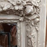 Large antique mirror/wooden frame