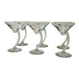 verres à cocktail vintages