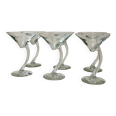 Verres à cocktail vintages Libbey Bravura, lot de 6