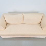 Modern Outdoor Wicker Linen Sofa by DFN SRL for Dolcefarniente Leda, Italy