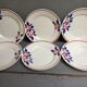 6 flat plates of St Amand