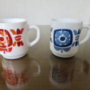 Series of 6 pop mobil coffee cups, Jean Charles Meunier 1970