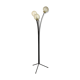 Floor lamp with three lights years 50