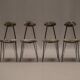 Italian set of mid-century dining chairs, 1960s