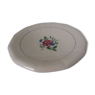 Digoin Sarreguemines round cap serving dish