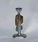 David Marshall sculptural candlestick, metaland bronze