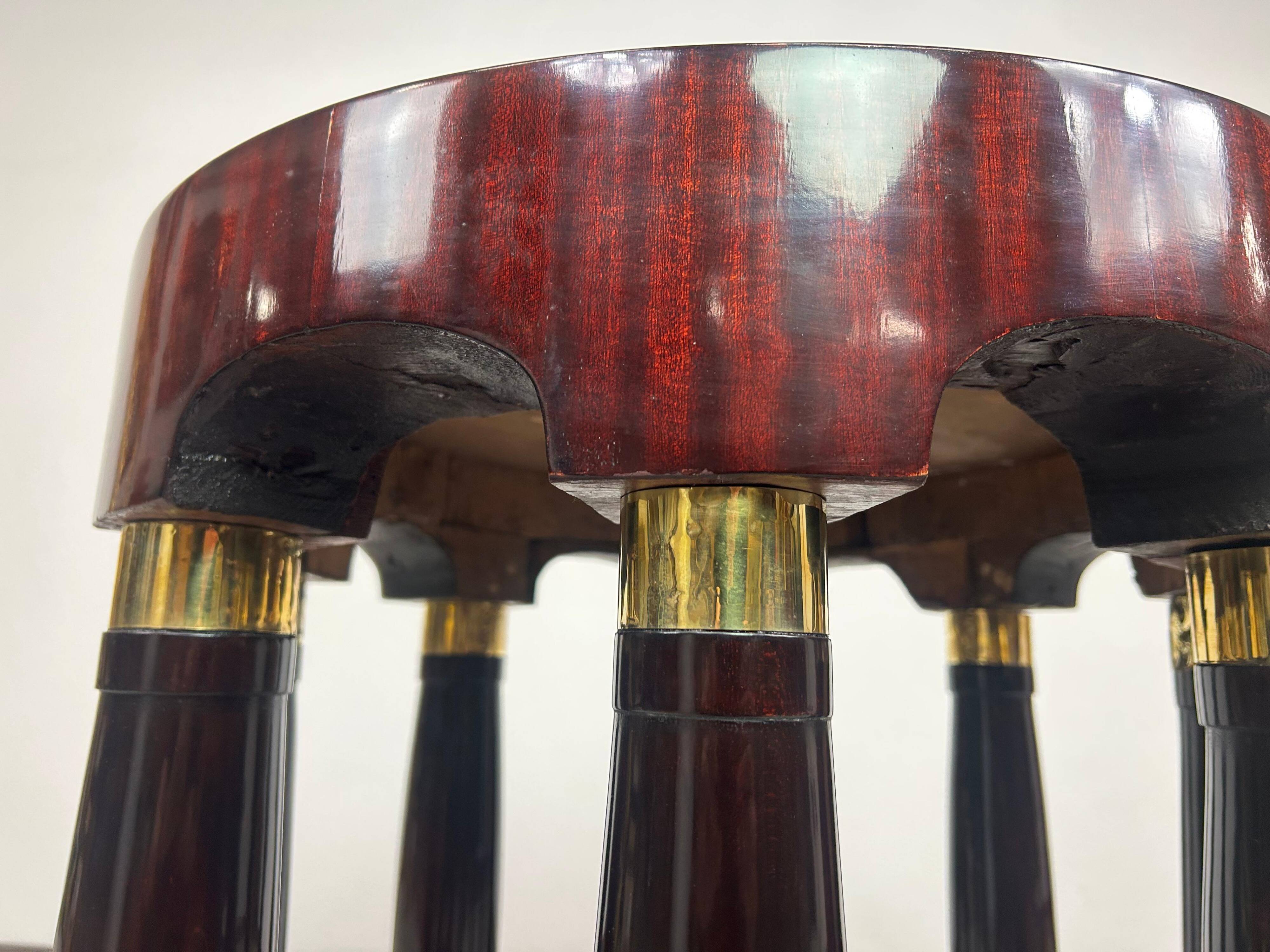 Very rare Secessionist coffee table by Haberfeld designed by Adolf Loos for F.O. Schmidt.