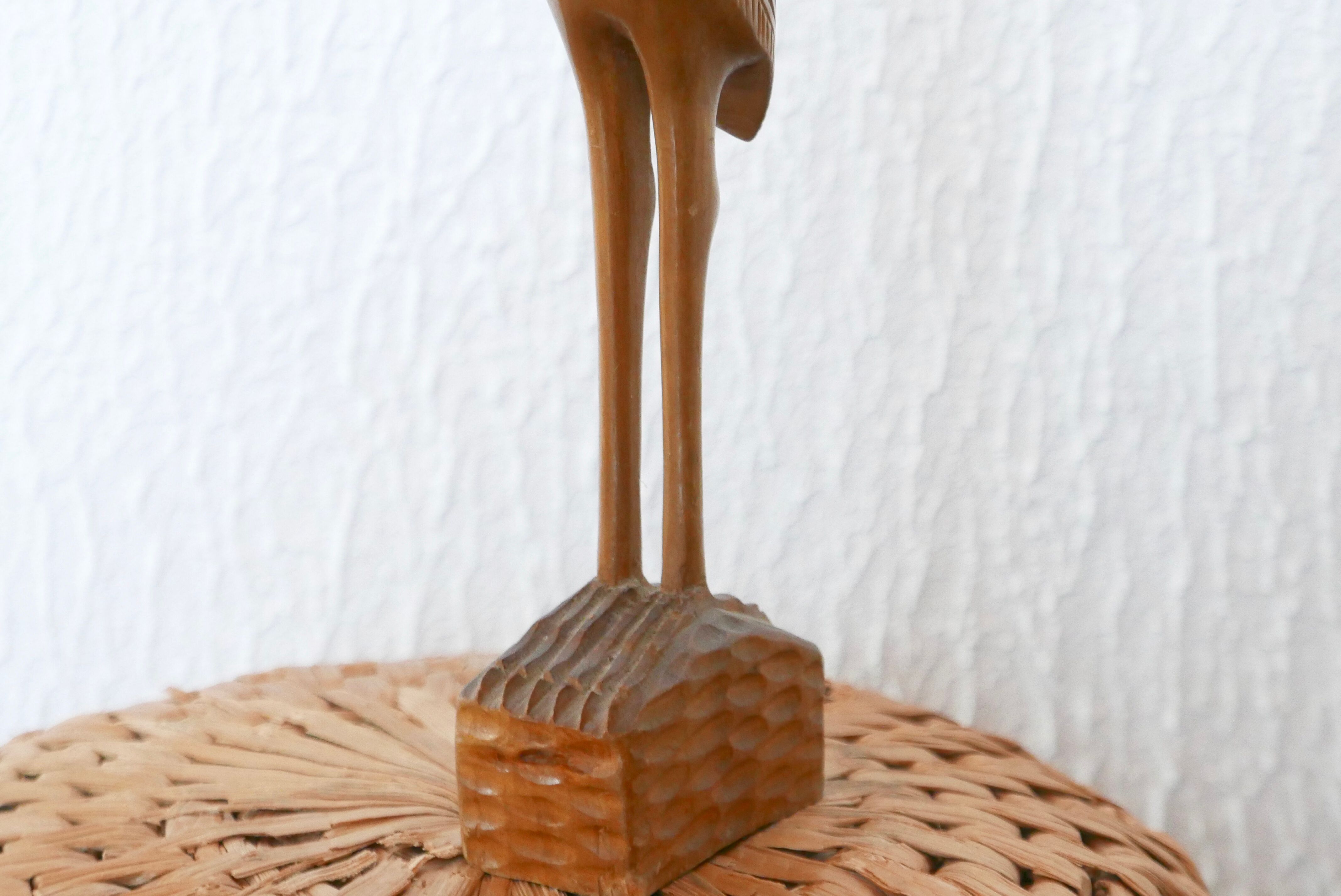 Sculpture, Wooden Heron, 50s