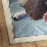 Tableau 30's "The Mushrooms" signed E.LEAS