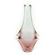 Mid-century modern vase, glass, Czechoslovakia, 1950s
