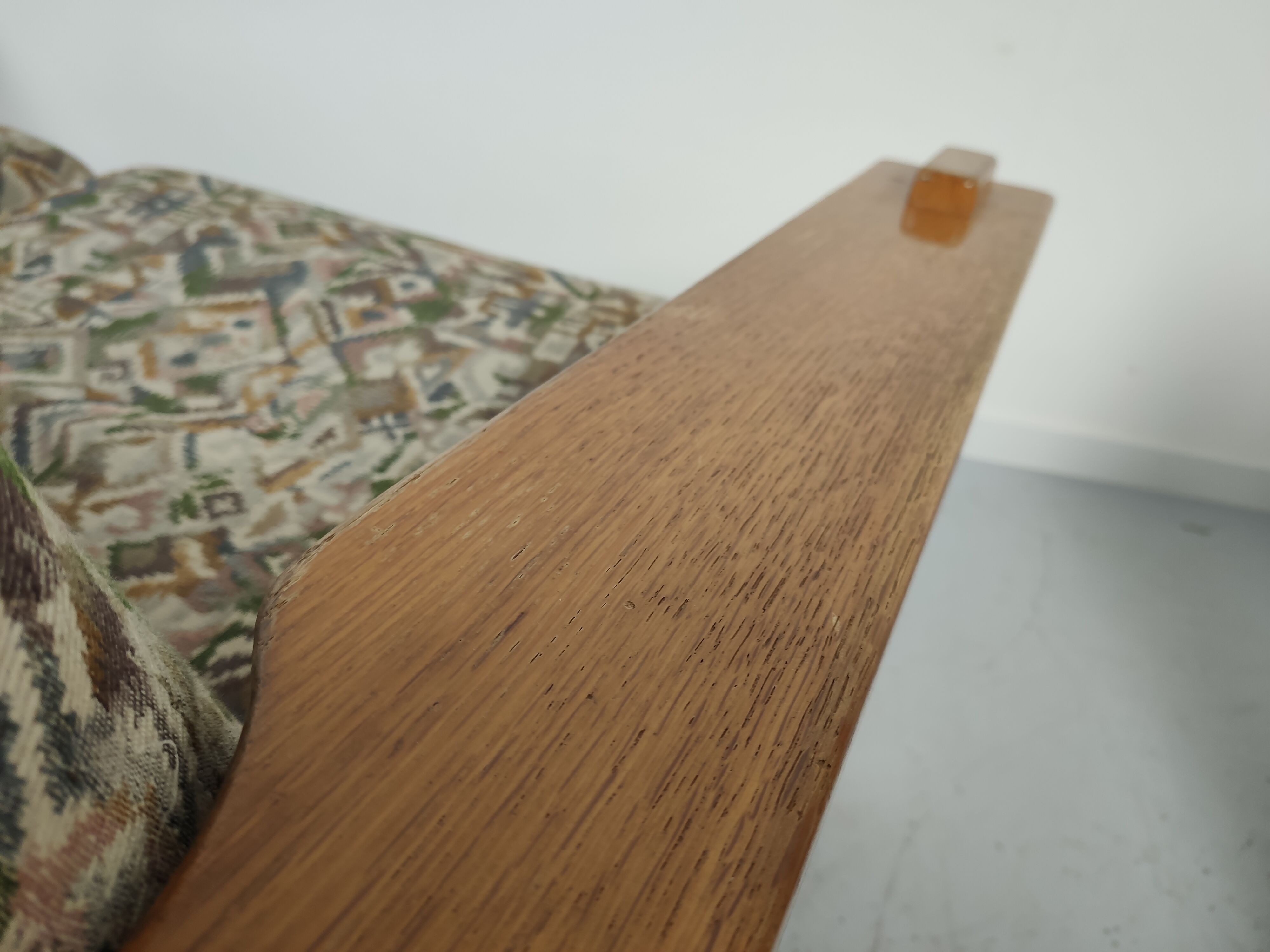 3-Seater vintage sofa modular Aztec motif