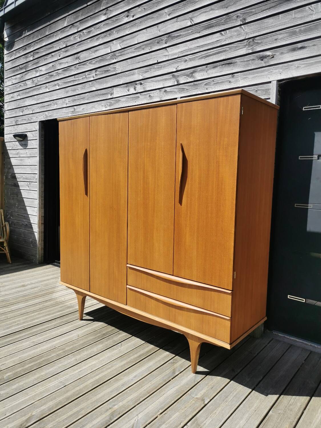 Vintage Scandinavian style wardrobe