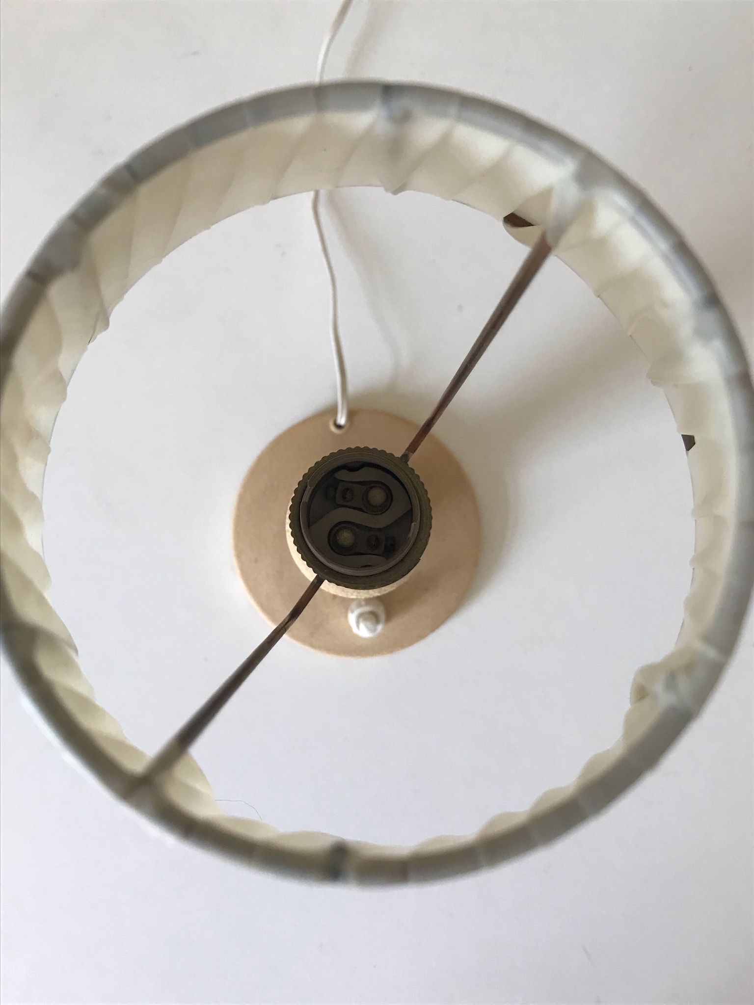 Lampe vintage années 60 aluminor