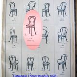 Two chairs no. 46 from kohn/ mundus/thonet circa 1925 cannes,