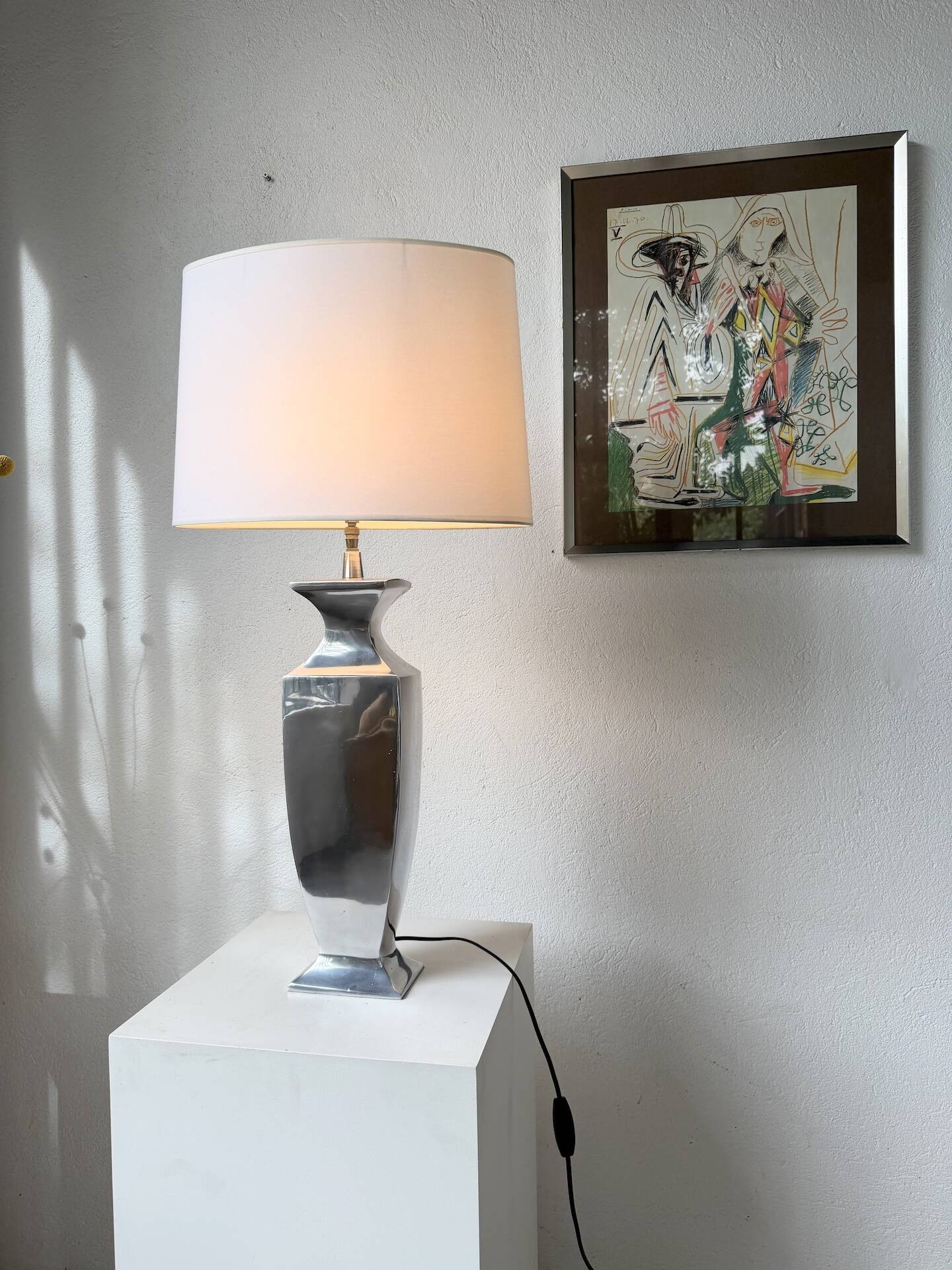 XL lamp made of aluminium 1980